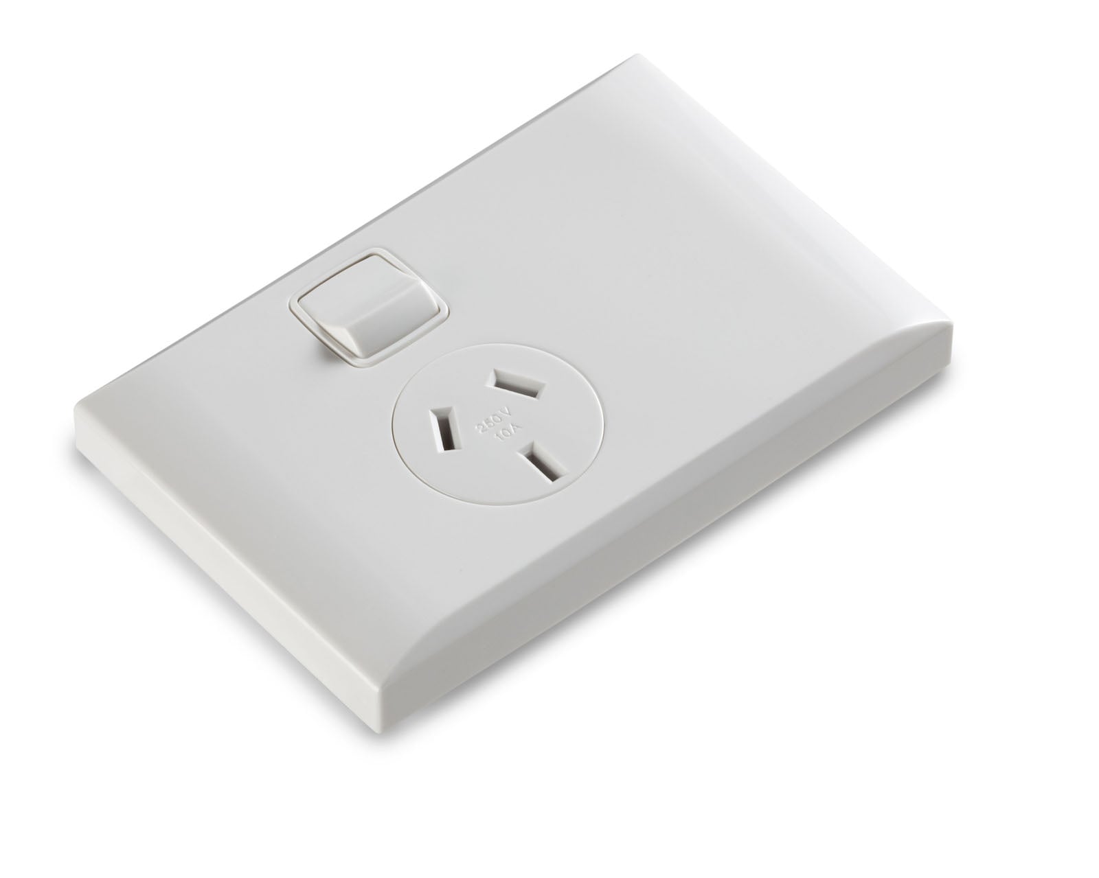 Single Auto Switched GPO w/ Rotating Cov - CMS Electracom softwiring