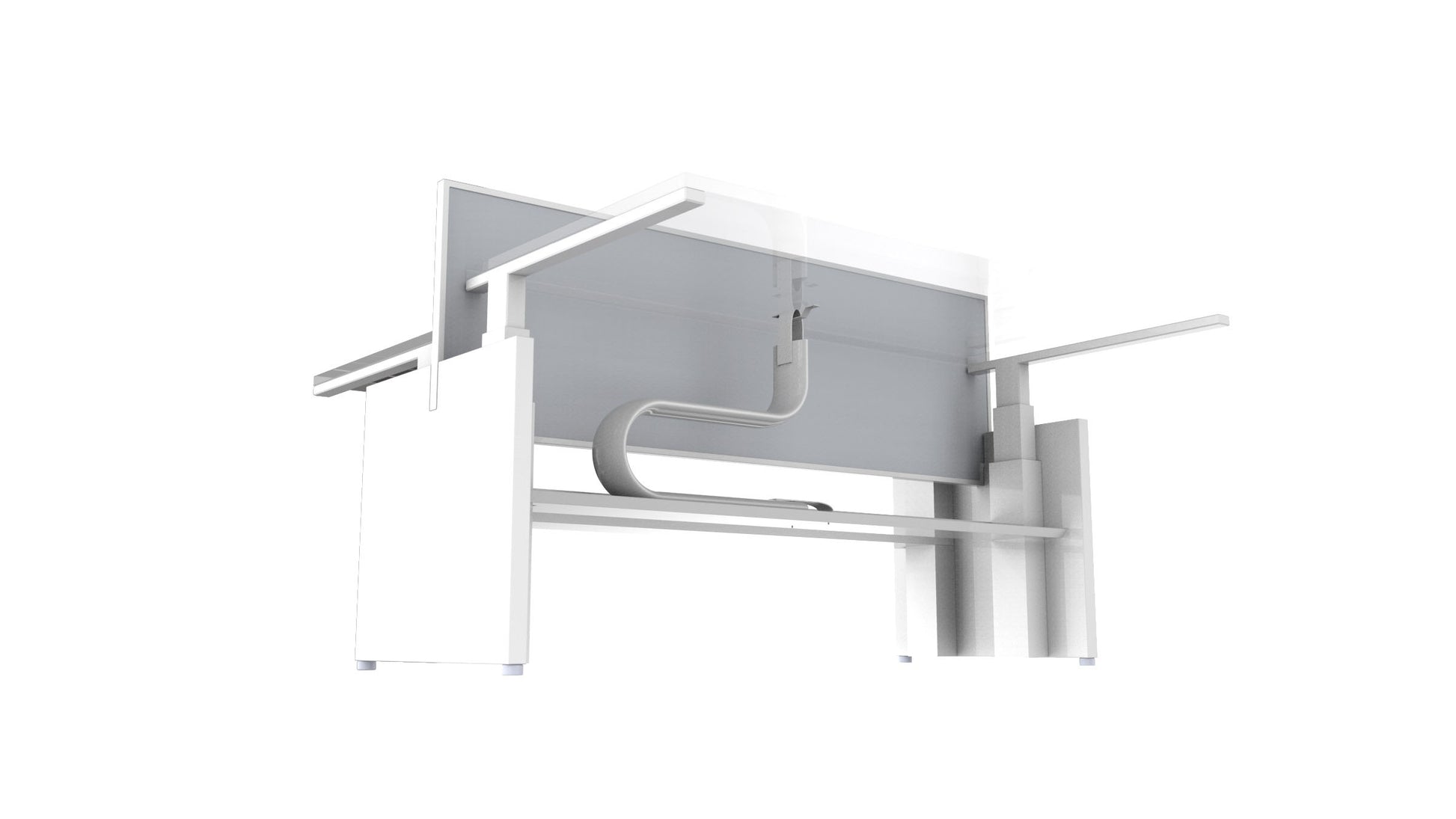 Cable Shute - High Adjustable Desk Kit [ - CMS Electracom softwiring