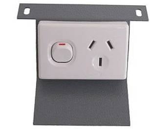 Neo - Single Lid, 331mm - 2x GPO, 1x 50m - CMS Electracom softwiring