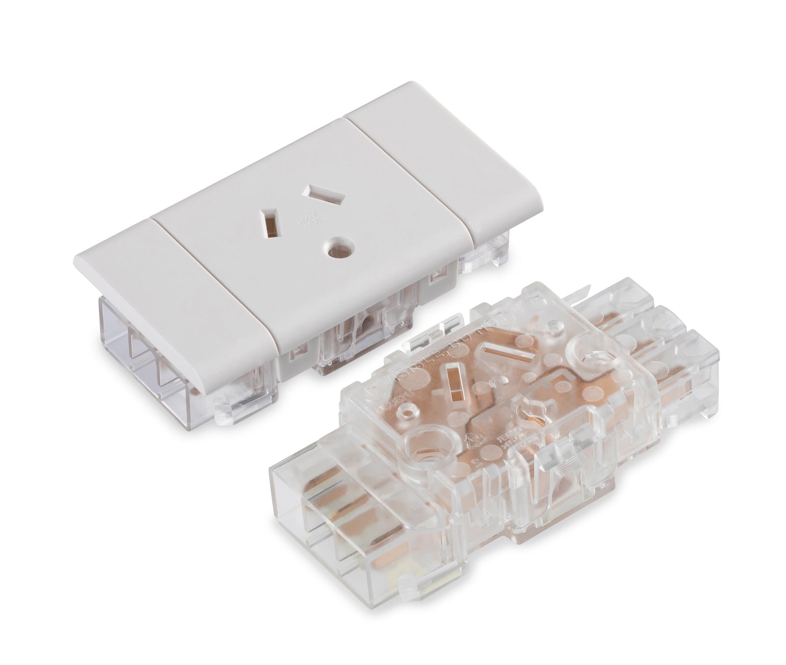 NW18 Series Single Auto GPO 10A Round Ea - CMS Electracom softwiring