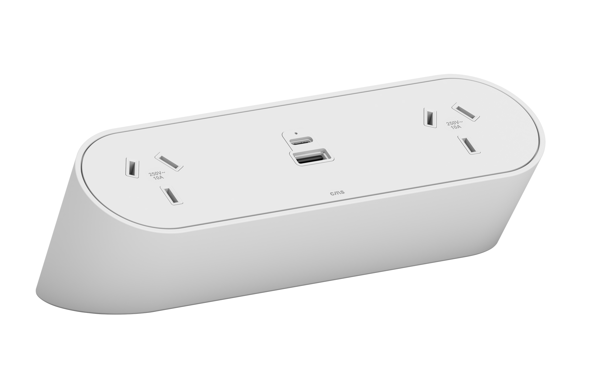 LUX Nova Trio – 2x GPO + USB A/C 65W, 1M - CMS Electracom softwiring