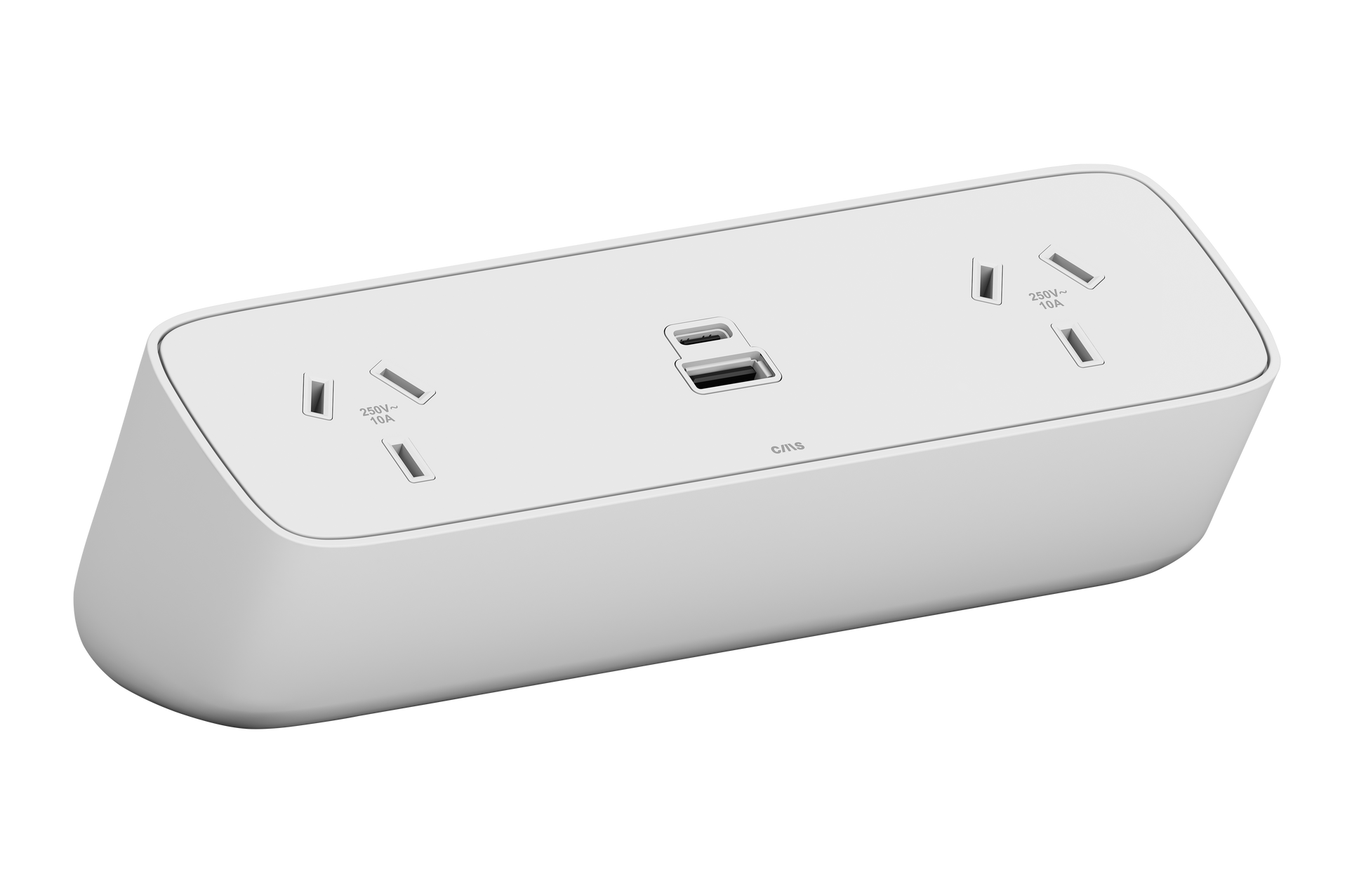 Viva Trio, 1x AU GPO, 1x USB C/A [30W sh - CMS Electracom softwiring