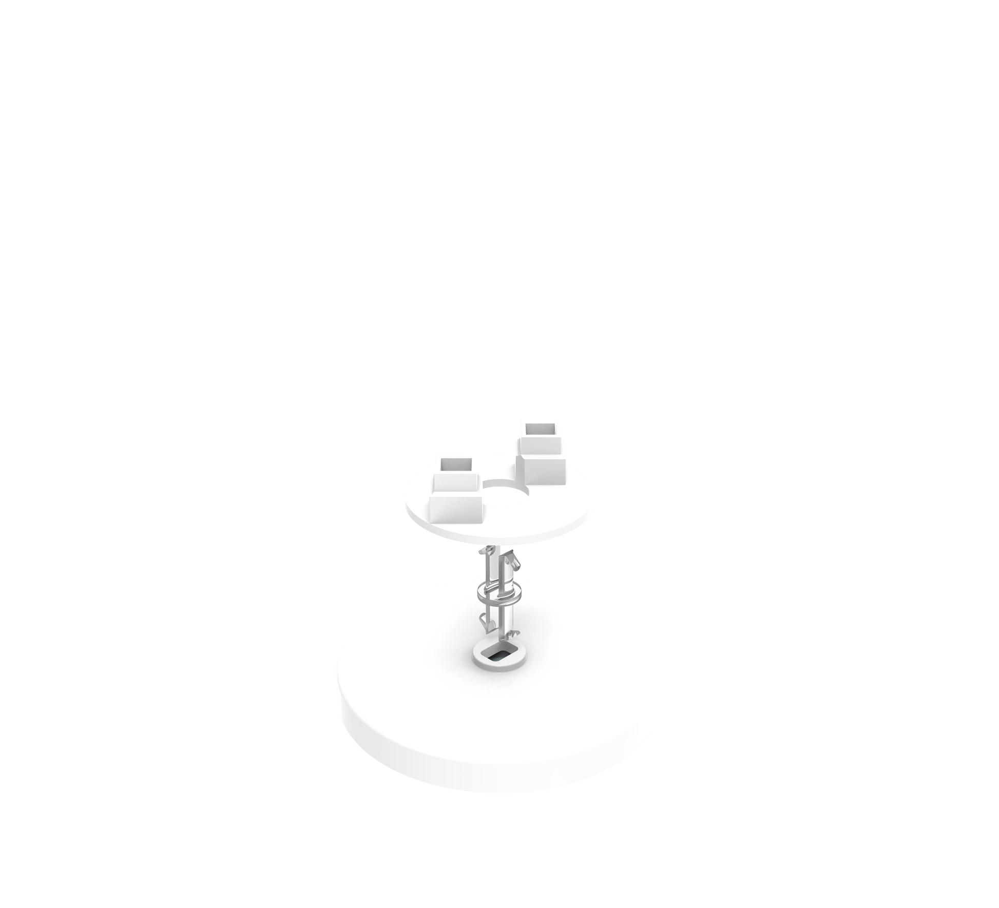 Cirqlate Round Disk Base Kit w/Joiner - CMS Electracom softwiring