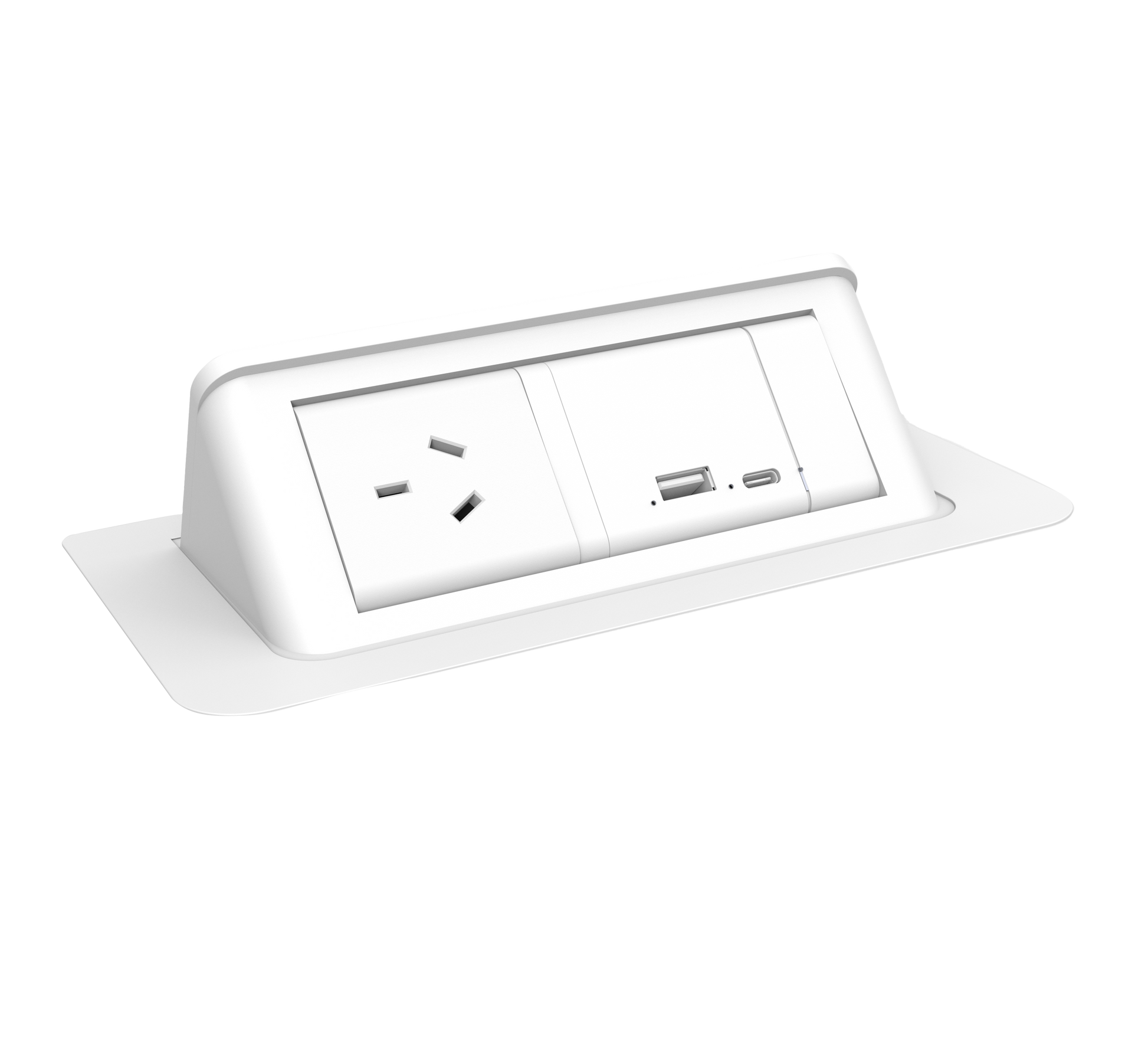 Echo Duo, 1x GPO, USB A/C PD Fast Charge - CMS Electracom softwiring